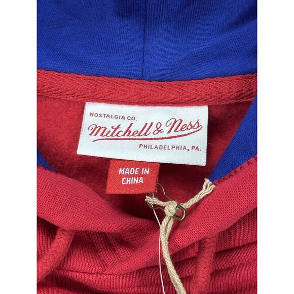 Philadelphia Phillies Hoodie Mens Medium Red MLB Baseball Dykstra Cooperstown - Picture 11 of 16